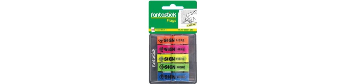 Fantastick -Sign Here- Flags / 45mm x 12mm